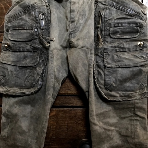 DSQUARED2 Coated Cotton Cargo Military Pants - Size It 42 / US 6 - Picture 7 of 13